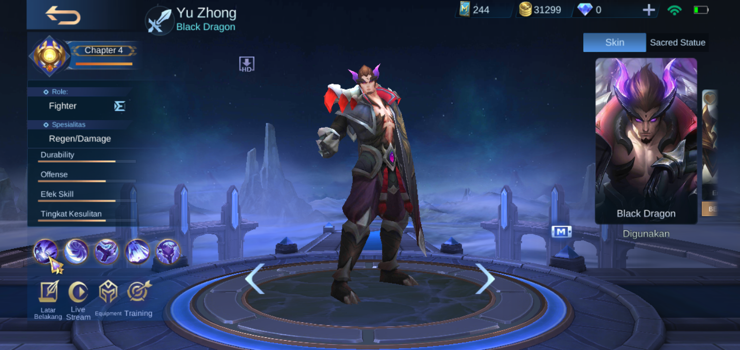 Emblem dan Build Yu Zhong Tersakit 2026