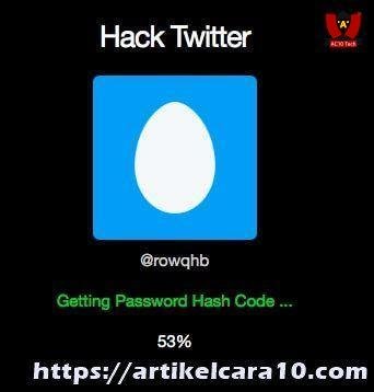 cara hack akun twitter