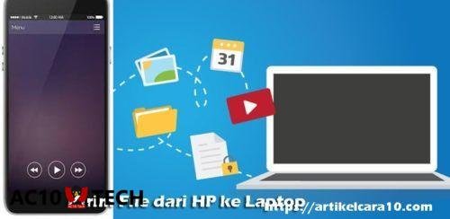 Cara Mengirim File dari HP ke Laptop Mudah dan Cepat