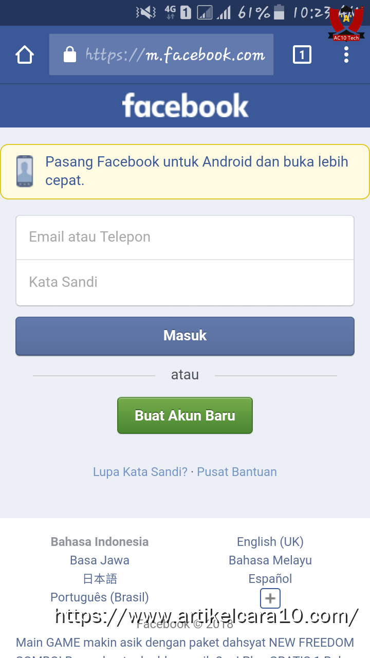 Cara Mengetahui Nomor HP Teman di Facebook