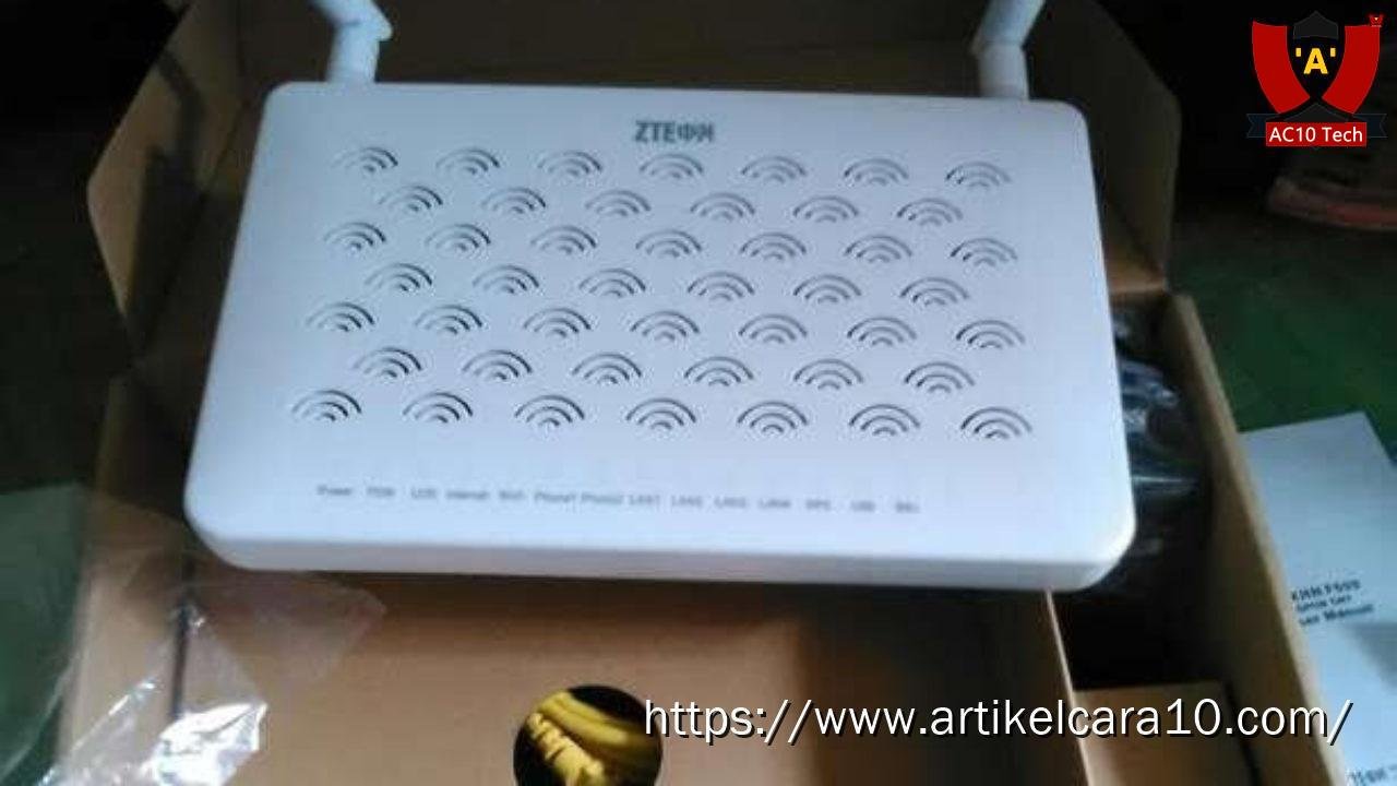 Cara Bobol WiFi ZTE F609 Indihome dengan Android Tanpa Root