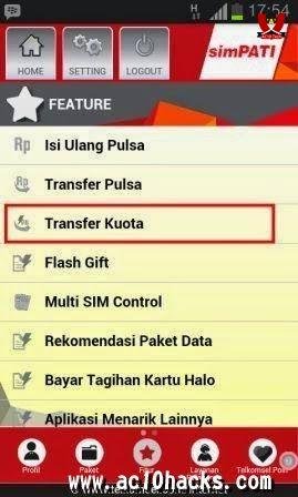 Cara Transfer Kuota Telkomsel 5GB - 1GB
