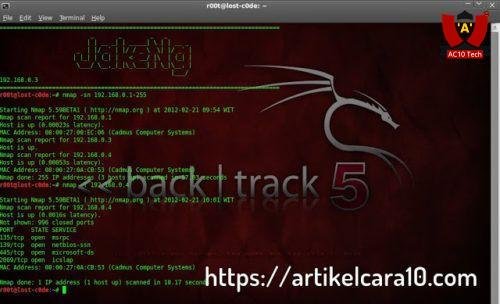 Open Metasploit Di CMD atau Terminal Backtrack