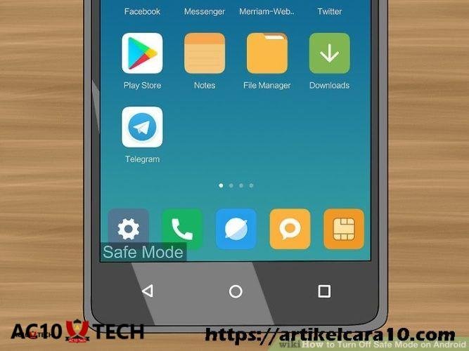 Menghapus Virus HP Android Dengan Safe Mode 