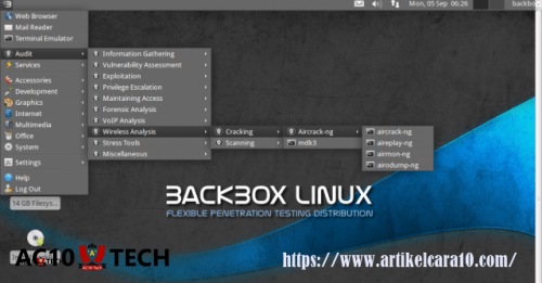 BackBox OS Hacker untuk Hacking