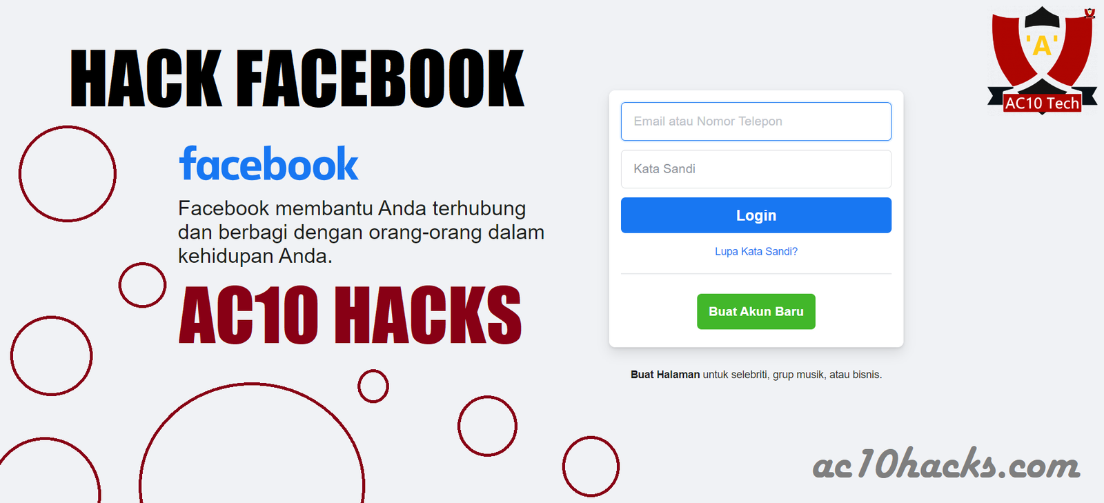 9 Cara Hack Facebook Terbaru 2025 [Tutorial]