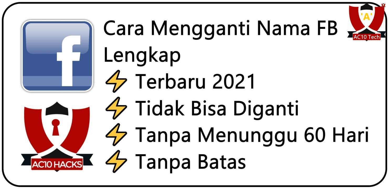 cara mengubah nama fb