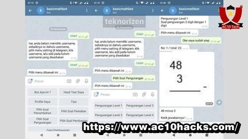 Bot Matematika Whatsapp dan Telegram, Ini Cara Menggunakannya