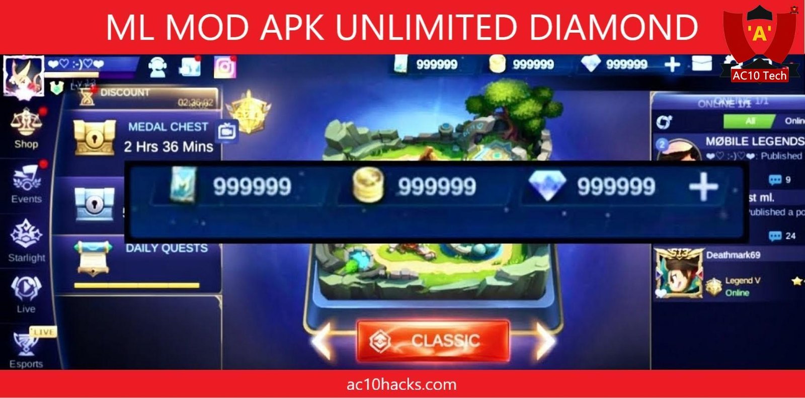 Download Mobile Legend Mod Apk Unlimited Diamond 2025