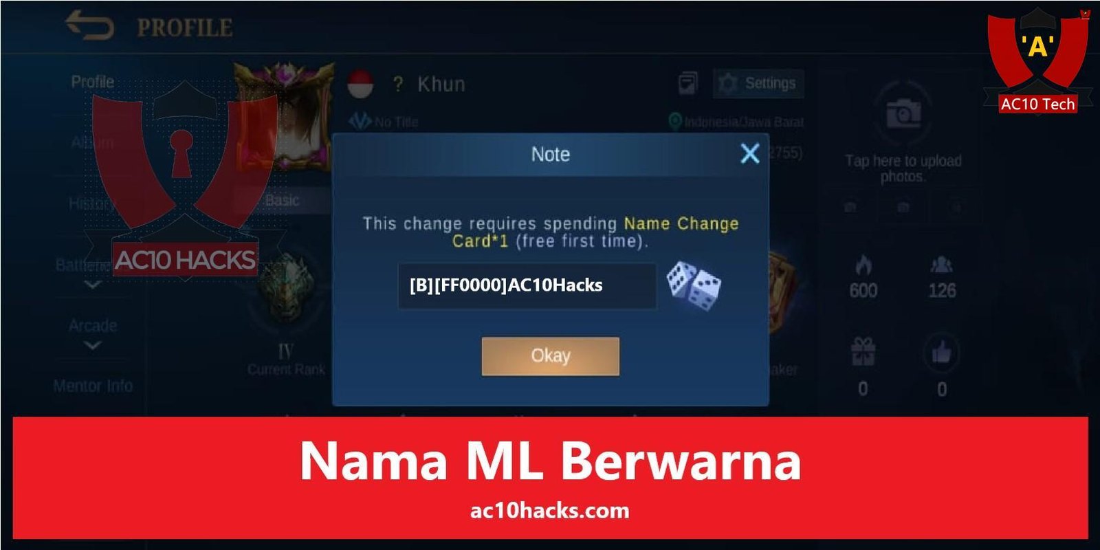 nama ml keren berwarna 2026