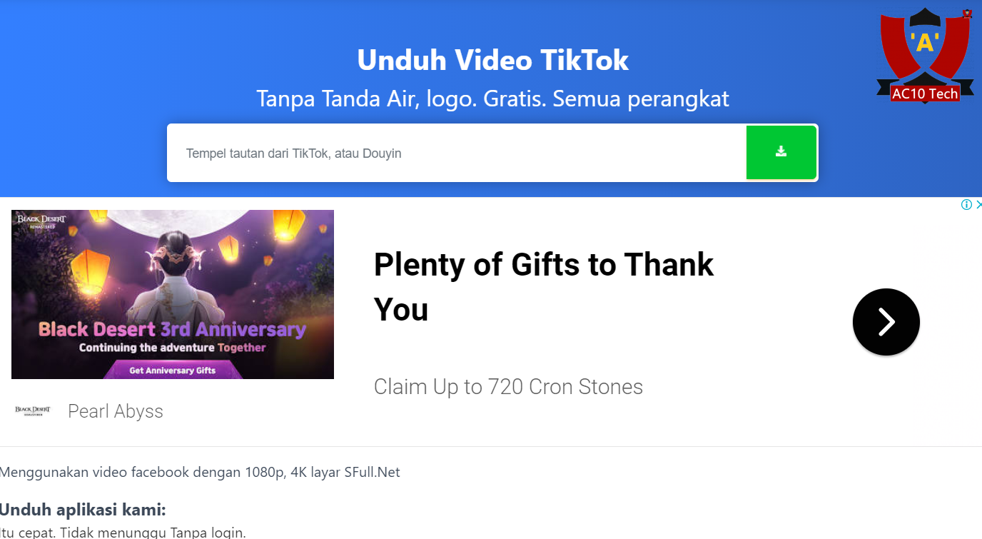 Snaptik-app - Unduh Video Tiktok tanpa Logo