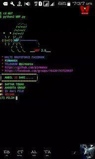 Cara Hack FB dengan MBF Termux Facebook Tools 3 Menu Pilihan tool MBF Termux