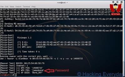 REAVER : Hack Wifi WPA2-PSK dengan Linux password wpa