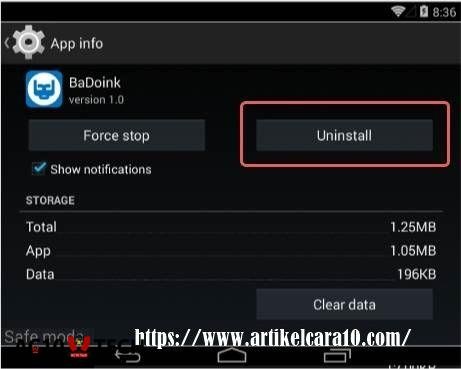 Virus Hapus Aplikasi Yang Mencurigakan