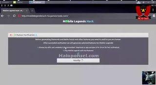 Cara Hack Diamond Mobile Legends triks