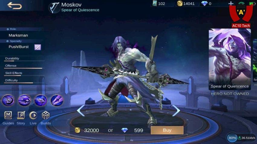 11 Hero Marksman Tersakit 2025 di Mobile Legends - 1001Tekno