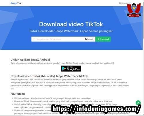 Snaptik Capcut Tanpa Watermark + IG + TikTok + MP3 SSS