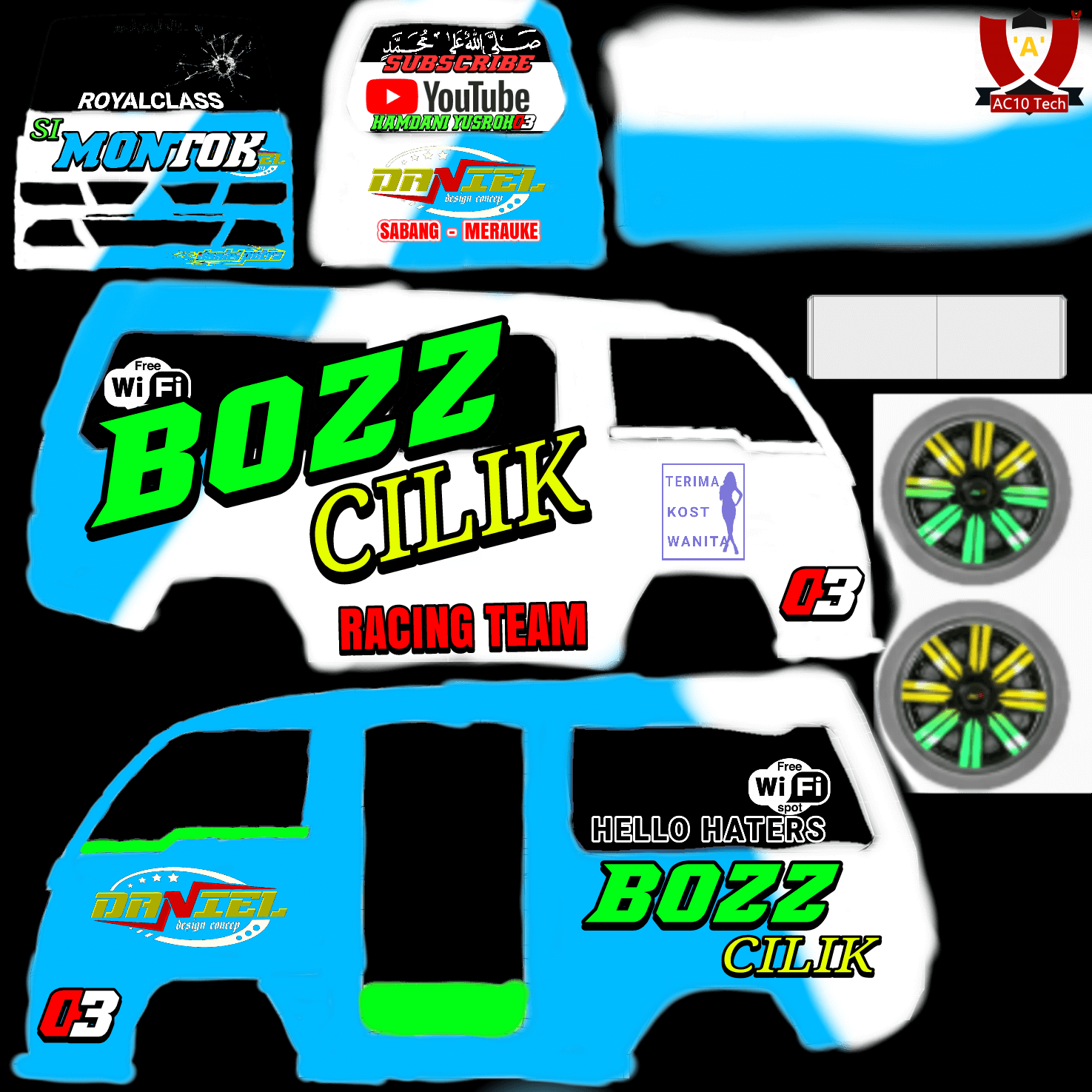 100+ Livery BUSSID HD SHD Sultan Download 2026 9 Livery Angkot Balap