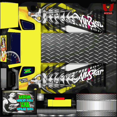 100+ Livery BUSSID HD SHD Sultan Download 2026 8 Livery Truck All Star