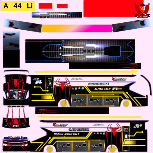 100+ Livery BUSSID HD SHD Sultan Download 2026 4 Livery BUSSID HD Racing SR2 Kuning