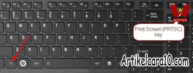 Cara Screenshot di Windows 10 dengan Keyboard