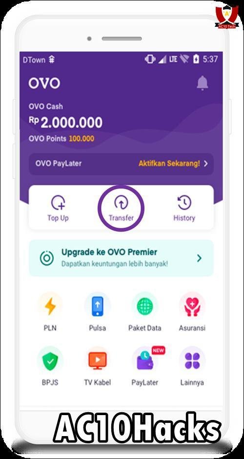 Cara Transfer OVO ke ShopeePay Gratis 2026