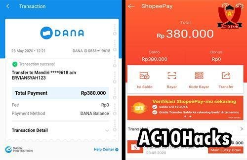 Transfer Dana ke ShopeePay Cuma 5 Menit