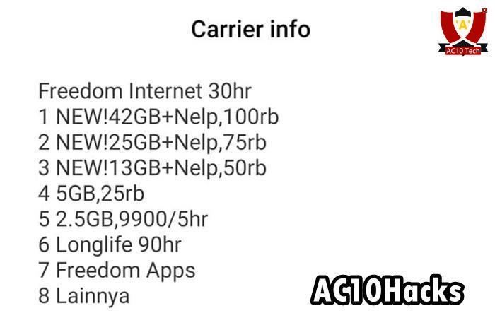 Cara Hack Kuota IM3 13GB