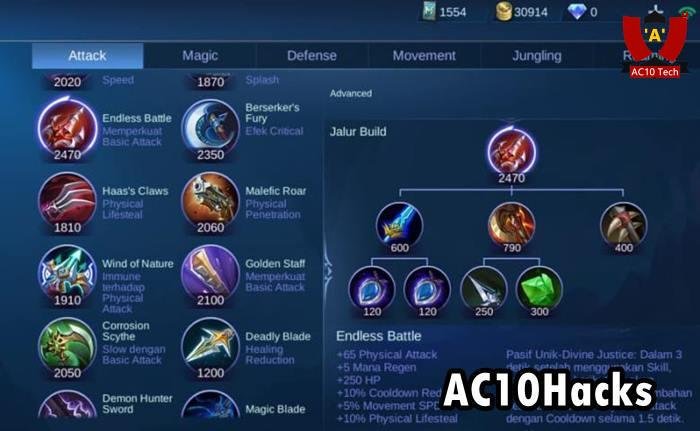 Build Thamuz Tersakit 2026 Full Lifesteal Anti Mage