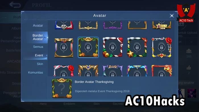 Border Avatar ML Keren HD Langka 2025 + Cara Mendapatkannya