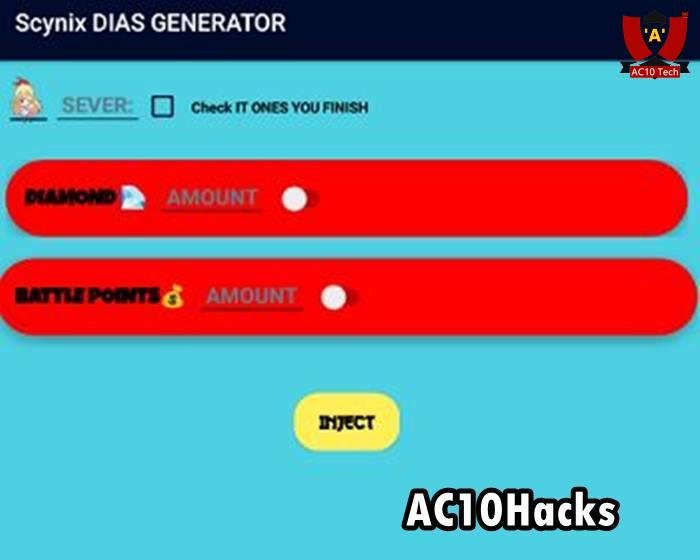 Scynix Dias Generator APK No Password Free Diamond 2026
