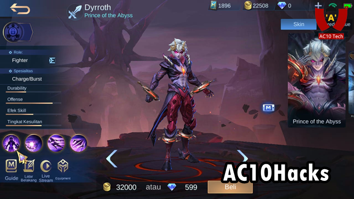 Build Dyrroth Hyper Tersakit 2025