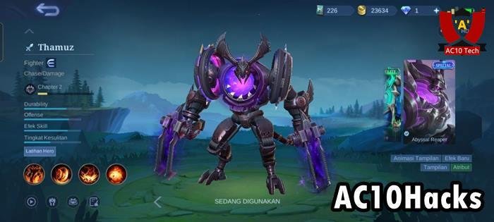 Emblem dan Build Thamuz Tersakit 2025 Full Lifesteal