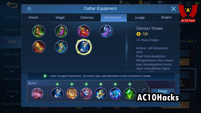 Build Bruno Mobile Legends Terkuat