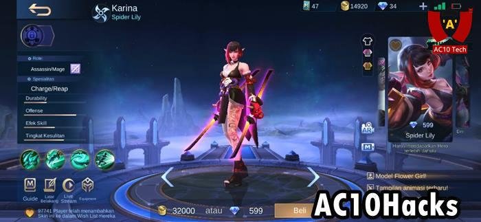 Build Karina Tersakit 2026 Top Global 2 Build Karina Mobile Legends Terkuat 2026