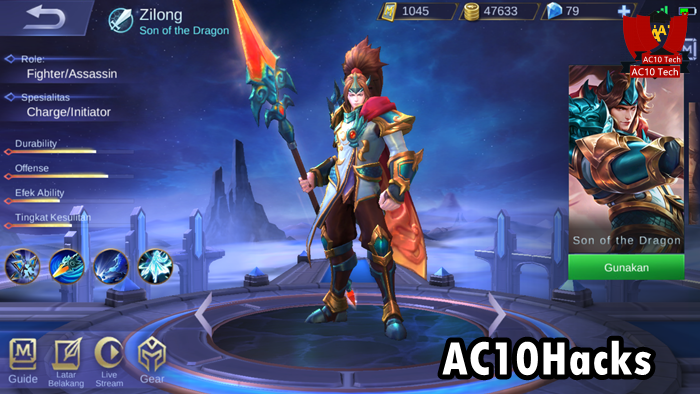 Build Zilong Tersakit 2025 Sekali Tusuk Mati