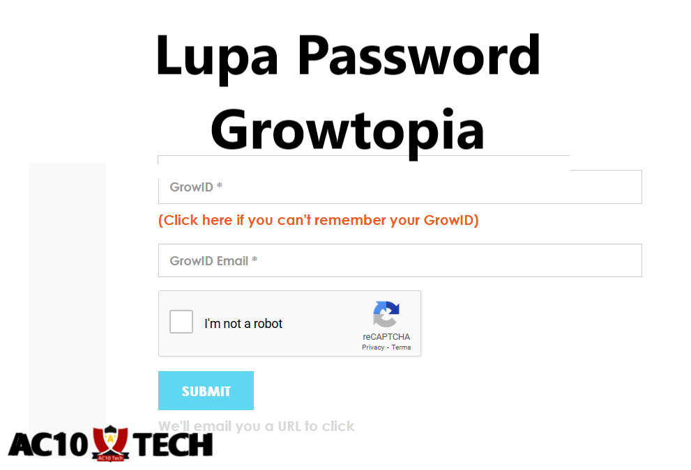 Lupa Password Growtopia