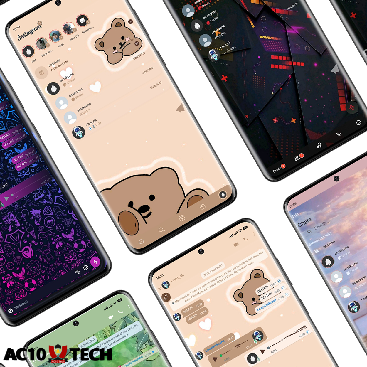 8 Aplikasi Tema WhatsApp Foto Sendiri dan Aesthetic 2026 6 Fouad WhatsApp Tema Wallpaper