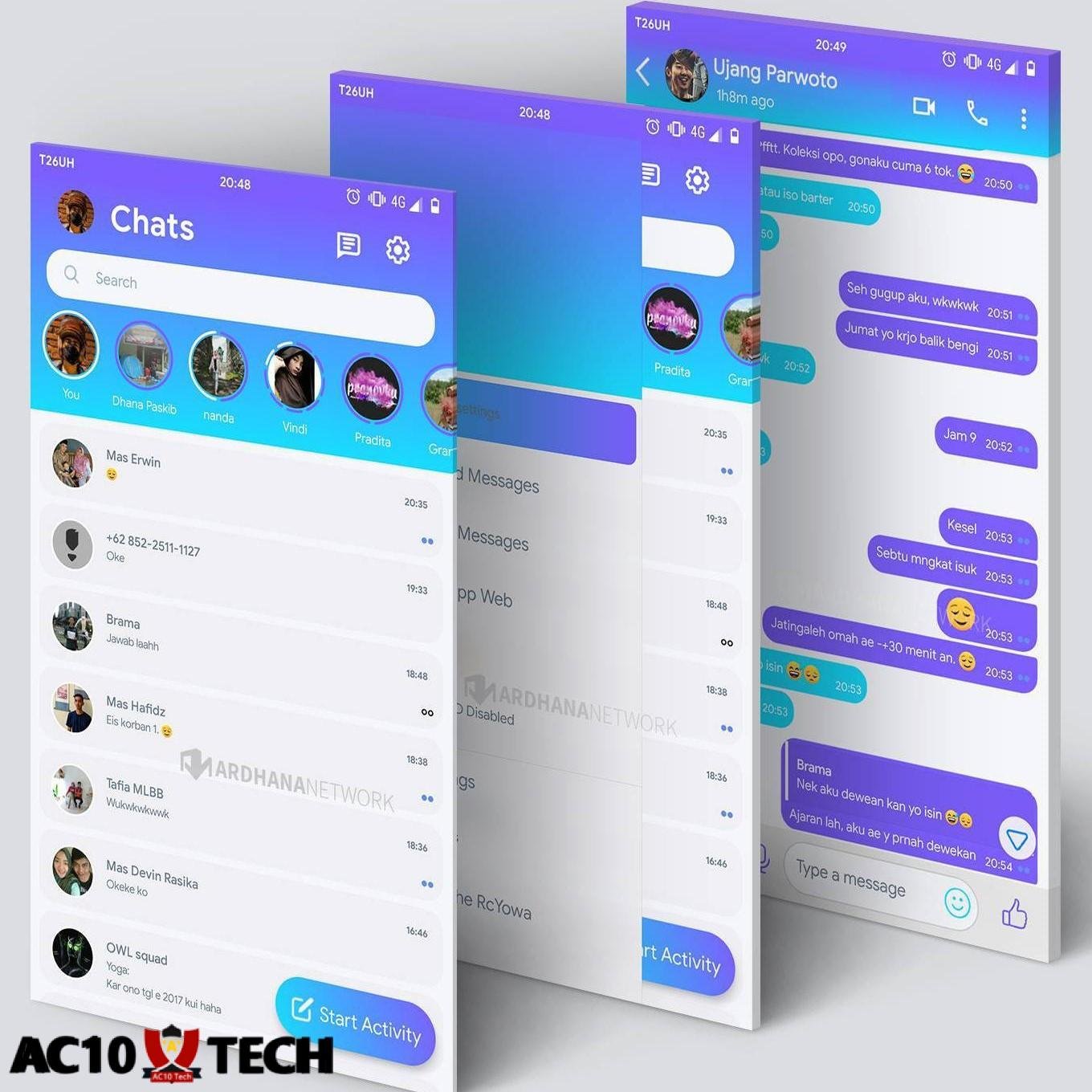 WhatsApp Plus Tema Foto Sendiri