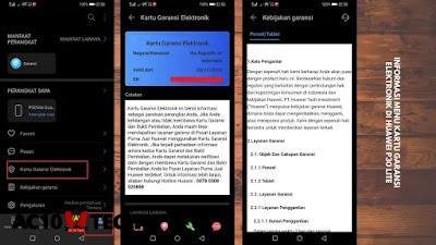 Cara Cek Garansi Huawei - Informasi Kartu Garansi