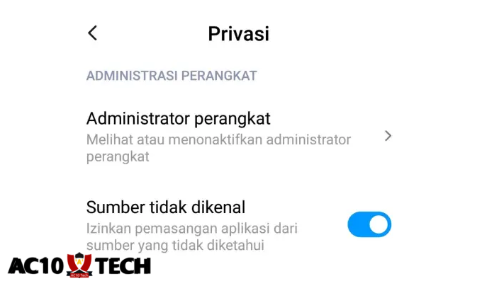 Software Root Android Terbaik 2026 4 Aktifkan Penginstalan dari Sumber Tidak Dikenal HP Android