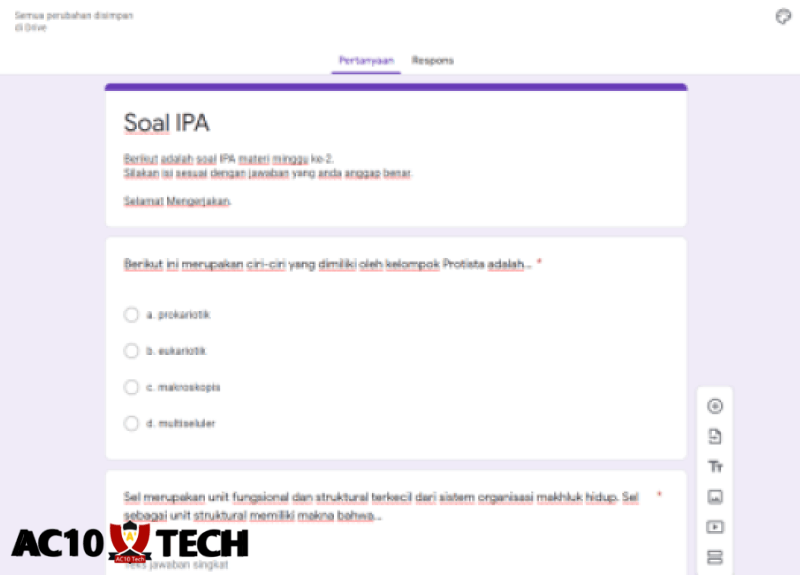 Cara Melihat Jawaban Google Form Tanpa Izin Siswa