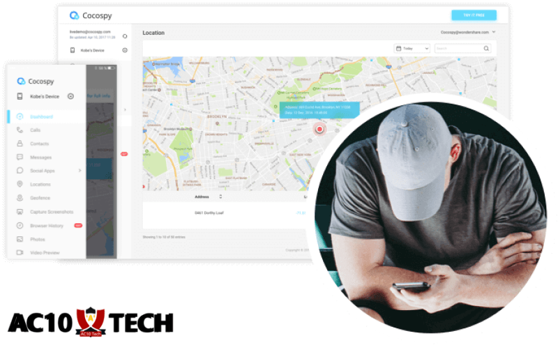 10 Aplikasi Sadap Kamera HP Jarak Jauh VIRAL 2026 5 CocoSpy Aplikasi Sadap Kamera