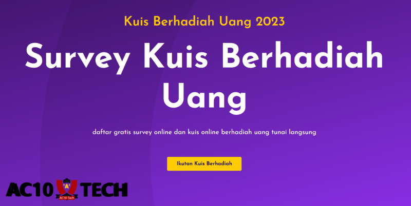 Kuis Online Berhadiah Uang Tunai Langsung di KuisBerhadiah.com