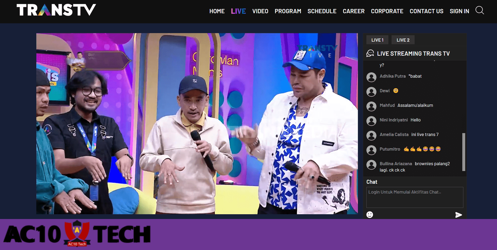 4 Cara Nonton TV di HP Tanpa Aplikasi 2026 Gratis Nonton TV di HP Tanpa Aplikasi di Trans TV Live Streaming