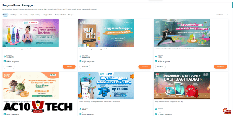 Kode Voucher Ruang Guru Promo Diskon Terbaru Maret 2025