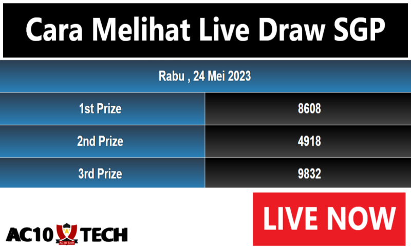 Cara Melihat Live Draw SGP Tercepat Hari Ini 2026