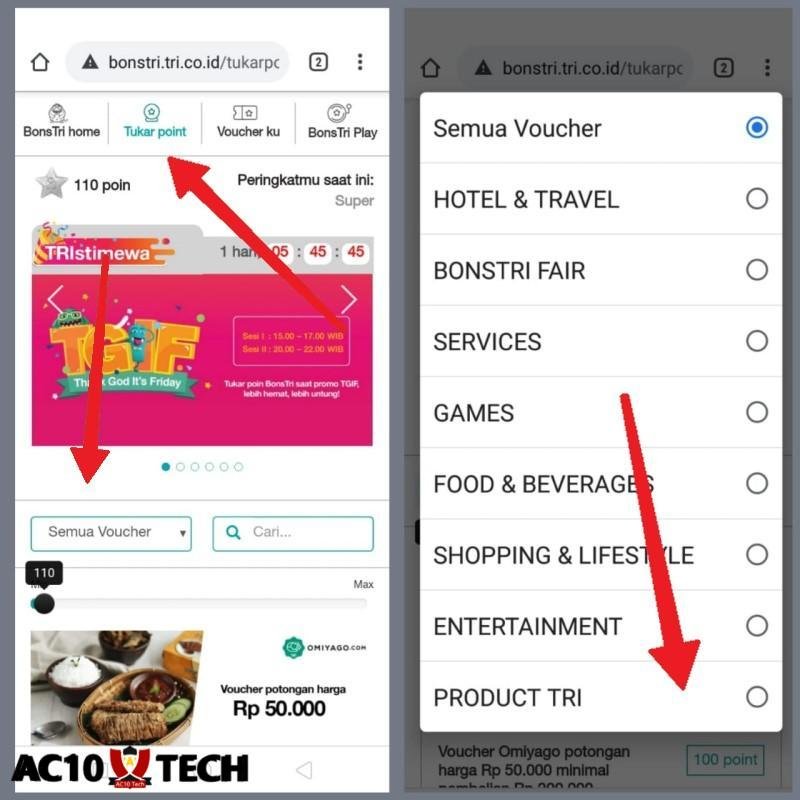 Cara Tukar Poin Tri 2GB 2026 3 Cara Tukar Poin Tri 2GB Terbaru
