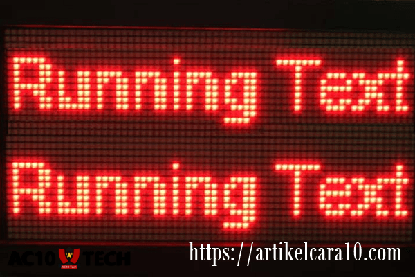 Cara Hack Running Text di HP Android 2025