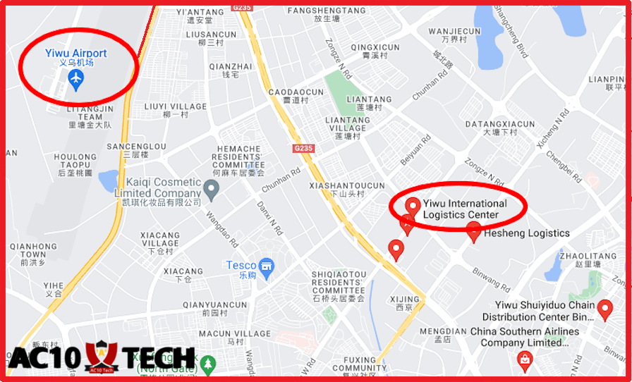 Pusat Penyortiran YW (YIWU) 2026 2 Alamat Pusat Penyortiran YIWU